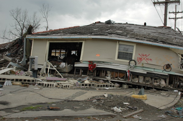 Lower ninth ward, New Orleans, 2005